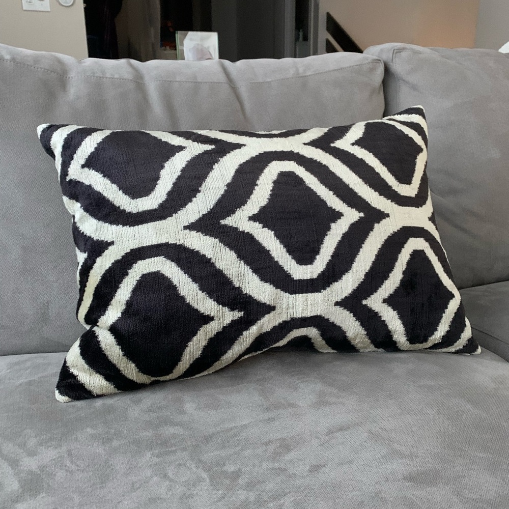 Mitchell Gold + Bob Williams ikat pillow